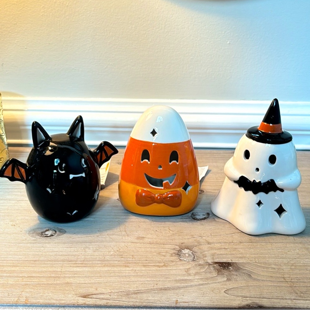 NWT Halloween Ceramic Light Up Bat - Picture 5 of 6